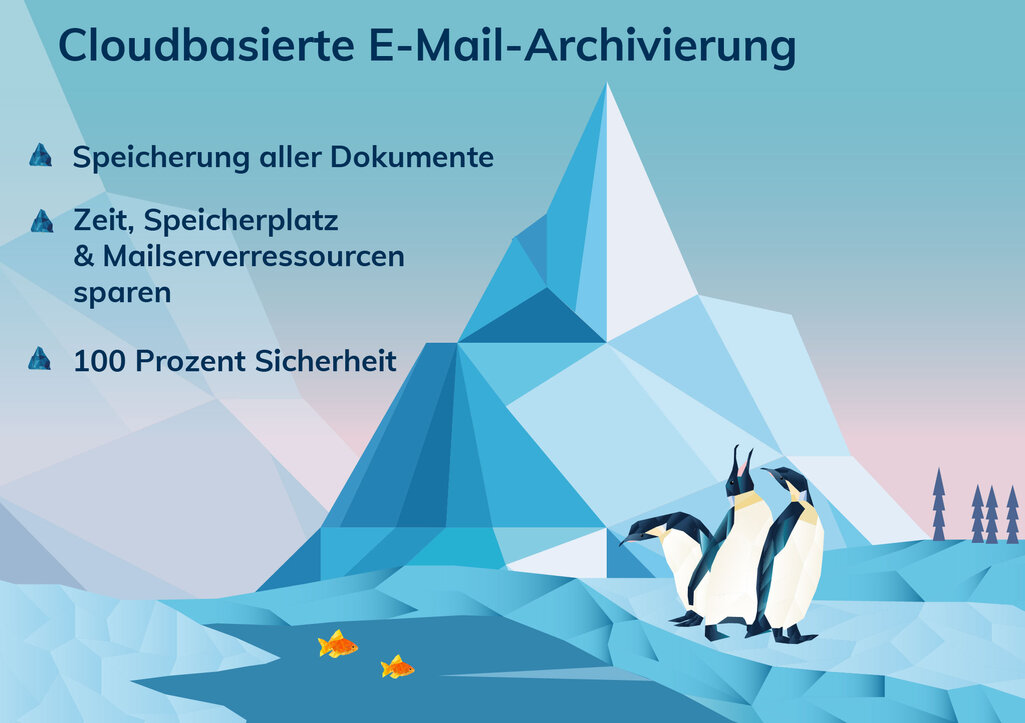 Cloudbasierte E-Mail- Archivierung mit der PRinguin Digitalagentur aus Bamberg.